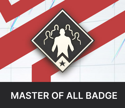 Master of All Badge Boost | 10 wins on 8 Legends